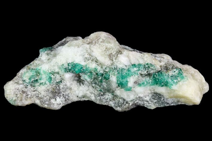 Emerald in Calcite - Khaltoru Mine, Pakistan #112078